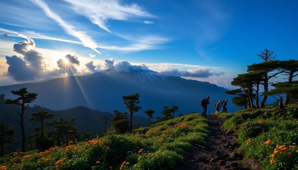 Lemosho route on Kilimanjaro